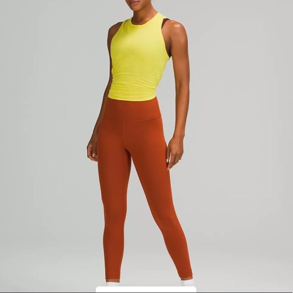 lululemon athletica Orange Leggings